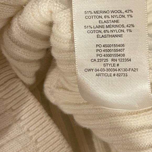 WILFRED FREE KNITTED MERINO WOOL CROPPED TANK - Picture 6 of 6